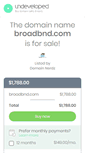 Mobile Screenshot of broadbnd.com